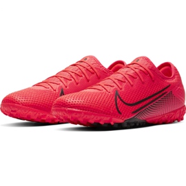 Buty piłkarskie Nike Mercurial Vapor 13 Pro Tf M AT8004-606 czerwone czerwone 3