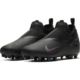 Buty piłkarskie Nike Phantom Vsn 2 Academy Df FG/MG Jr CD4059-010 czarne czarne 3