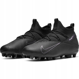 Buty piłkarskie Nike Phantom Vsn 2 Club Df FG/MG Jr CD4061-010 czarne czarne 3