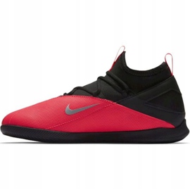 Buty halowe Nike Phantom Vsn 2 Club Df Ic Jr CD4072-606 czerwone czarne 2
