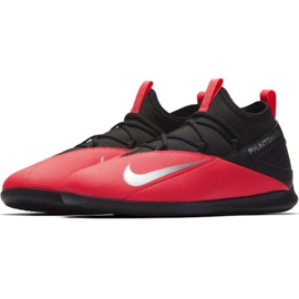 Buty halowe Nike Phantom Vsn 2 Club Df Ic Jr CD4072-606 czerwone czarne 3