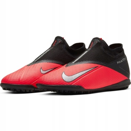 Buty piłkarskie Nike Phantom Vsn 2 Academy Df Tf M CD4172-606 czerwone czerwone 3