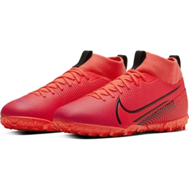 Buty piłkarskie Nike Mercurial Superfly 7 Academy Tf Jr AT8143-606 czerwone czerwone 3