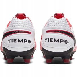 Buty piłkarskie Nike Tiempo Legend 8 Pro Fg M AT6133-606 czerwone pomarańcze i czerwienie 4