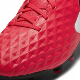 Buty piłkarskie Nike Tiempo Legend 8 Pro Fg M AT6133-606 czerwone pomarańcze i czerwienie 5