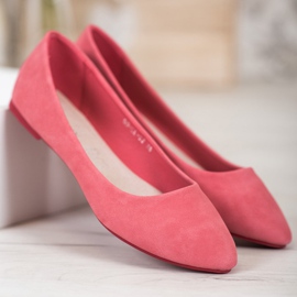 Goodin Różowe Balerinki Z Eko Skóry 1