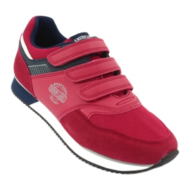 American Club Sportowe buty American czerwone RH21 granatowe 1