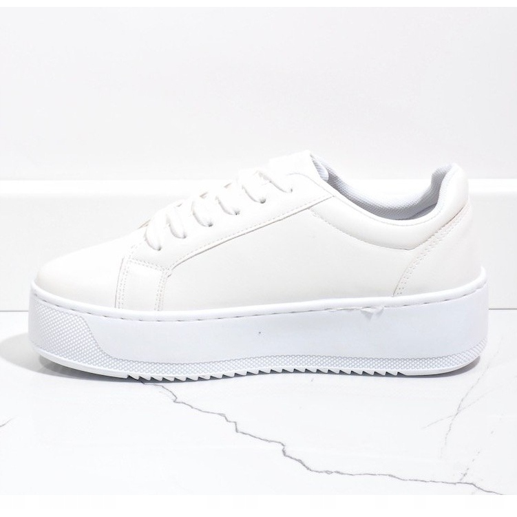 Białe trampki na platformie 798 1