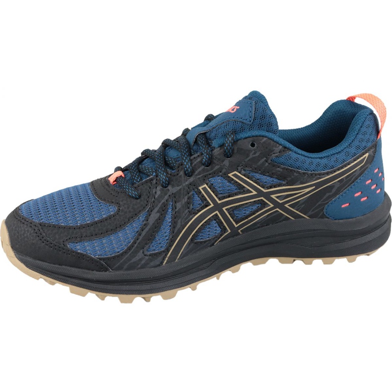 Buty Asics Frequent Trail M 1011A034-403 czarne niebieskie 1