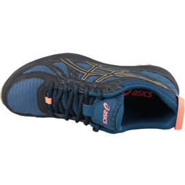 Buty Asics Frequent Trail M 1011A034-403 czarne niebieskie 2