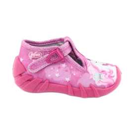 Befado obuwie dziecięce 110P364 różowe 1