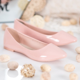 Goodin Pudrowe Balerinki różowe 1