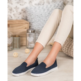 Goodin Granatowe Lordsy Na Platformie 2