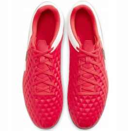 Buty piłkarskie Nike Tiempo Legend 8 Club FG/MG M AT6107-606 czerwone czerwone 1