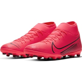 Buty piłkarskie Nike Mercurial Superfly 7 Club FG/MG M AT7949-606 czerwone czerwone 3