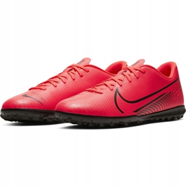 Buty piłkarskie Nike Mercurial Vapor 13 Club Tf M AT7999-606 czerwone czerwone 3