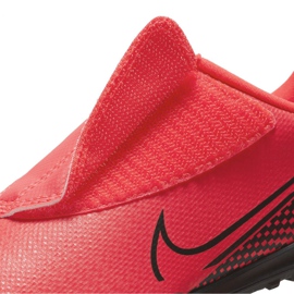 Buty piłkarskie Nike Mercurial Vapor 13 Club Tf PS(V) Jr AT8178-606 czerwone czerwone 3