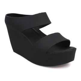 Meliski Na Koturnie Odkryte AE830 Czarny czarne 1