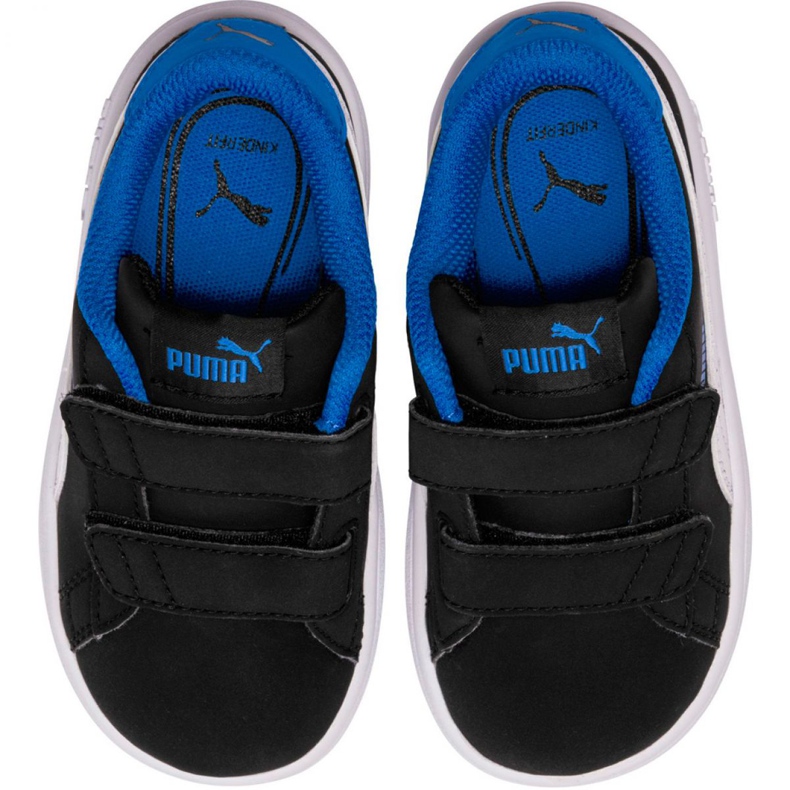 Buty Puma Smash v2 Buck V Ps Jr 365183 04 czarne 1