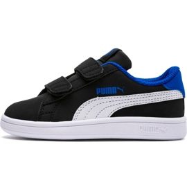 Buty Puma Smash v2 Buck V Ps Jr 365183 04 czarne 2
