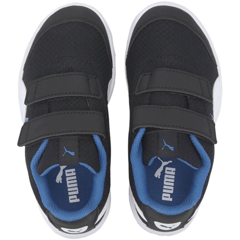 Buty Puma Stepfleex 2 Mesh Ve V Ps Jr 192524 10 białe czarne niebieskie 1