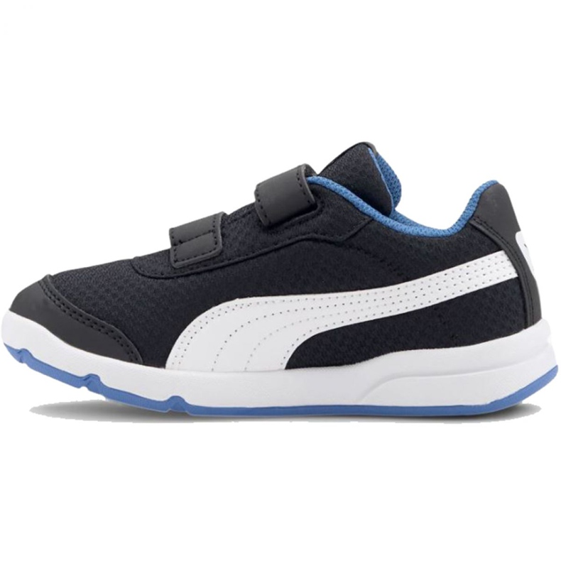 Buty Puma Stepfleex 2 Mesh Ve V Ps Jr 192524 10 białe czarne niebieskie 2