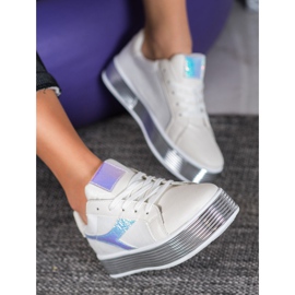 Ideal Shoes X-9758w białe 2