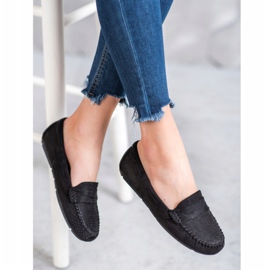 Clowse Tekstylne Mokasyny czarne 1