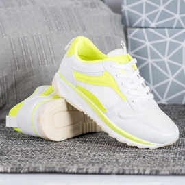 SHELOVET Wiązane Białe Buty 1