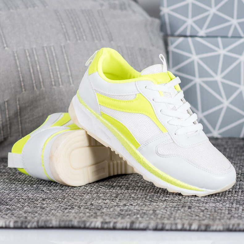 SHELOVET Wiązane Białe Buty 1