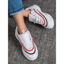 SHELOVET Klasyczne Białe Sneakersy 3