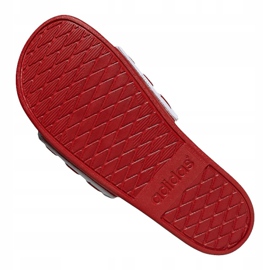 Klapki adidas Adilette Comfort Adj M EG1346 białe czerwone niebieskie 2