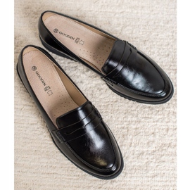 Goodin Czarne Mokasyny Na Koturnie 2