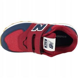 Buty New Balance Jr YV574DMI czerwone 2