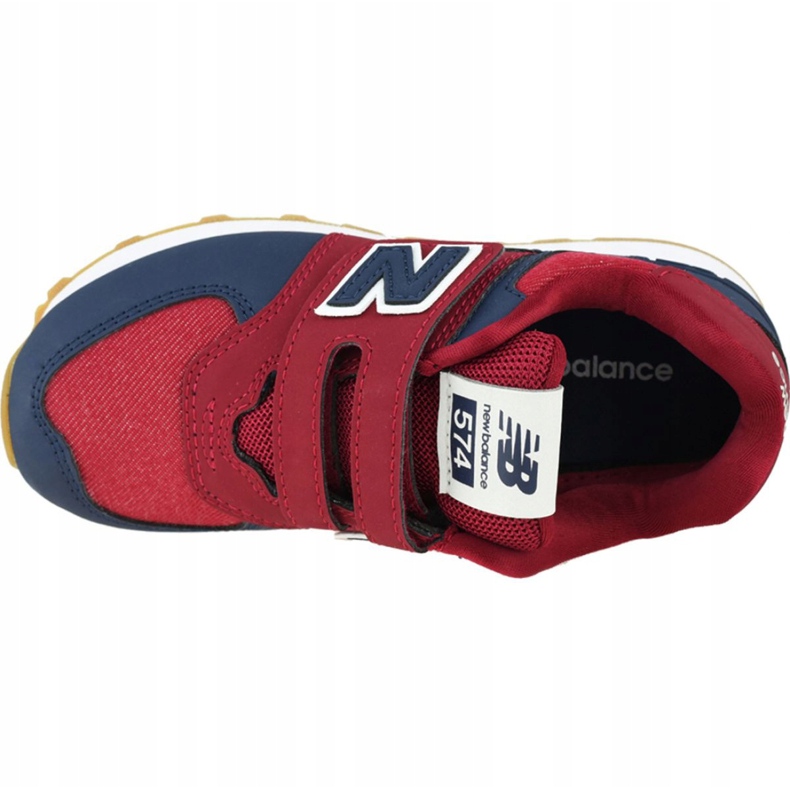 Buty New Balance Jr YV574DMI czerwone 2
