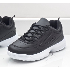 Czarne obuwie sportowe sneakersy DS2-1 4