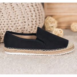 Goodin Zamszowe Espadryle czarne 2