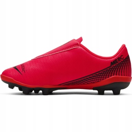 Buty piłkarskie Nike Mercurial Vapor 13 Club Mg PS(V) Jr AT8162-606 czerwone wielokolorowe 2
