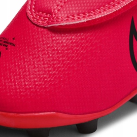 Buty piłkarskie Nike Mercurial Vapor 13 Club Mg PS(V) Jr AT8162-606 czerwone wielokolorowe 3
