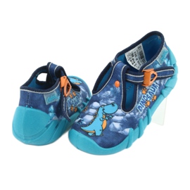 Befado obuwie dziecięce 110P353 fioletowe niebieskie wielokolorowe 5