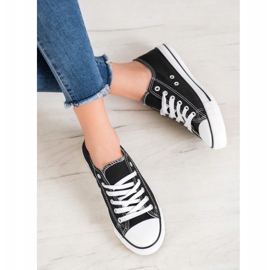 Bona Sportowe Trampki czarne 1