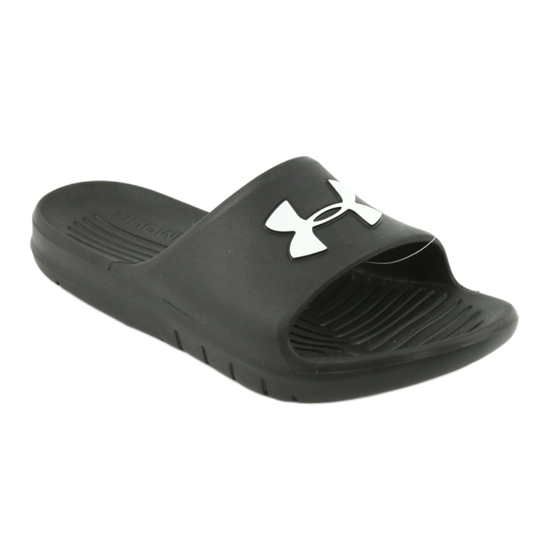 Klapki męskie Under Armour Core Pth Sl 3021286-001 do wody czarne 1