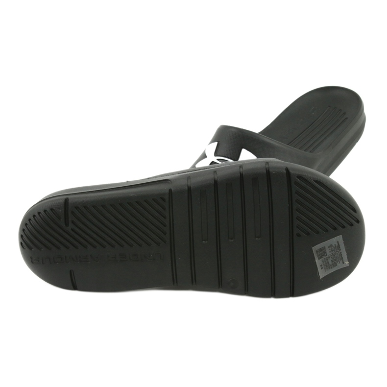 Klapki męskie Under Armour Core Pth Sl 3021286-001 do wody czarne 4