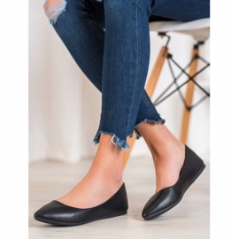 Seastar Czarne Balerinki Z Eko Skóry 1