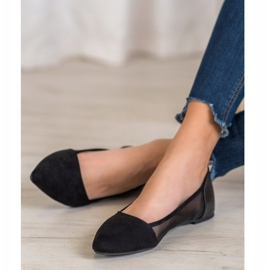 Evento Baleriny Z Siateczką czarne 2