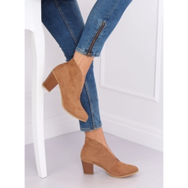 Botki przejściowe z rozcięciem camel NS128P Camel brązowe 2