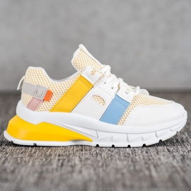 Seastar Kolorowe Sneakersy Z Siateczką białe wielokolorowe 1