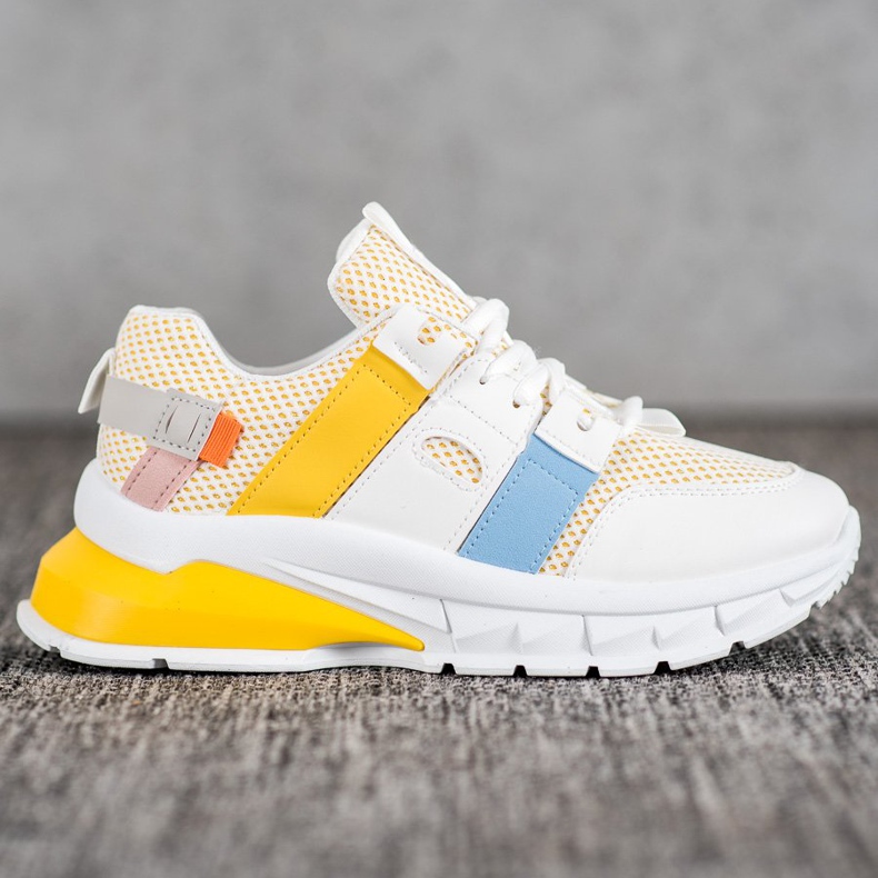 Seastar Kolorowe Sneakersy Z Siateczką białe wielokolorowe 1