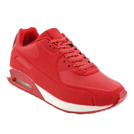 Czerwone obuwie sportowe B390-9 1