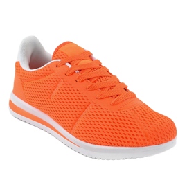 Pomarańczowe fluo damskie obuwie sportowe FXZ32-4 1